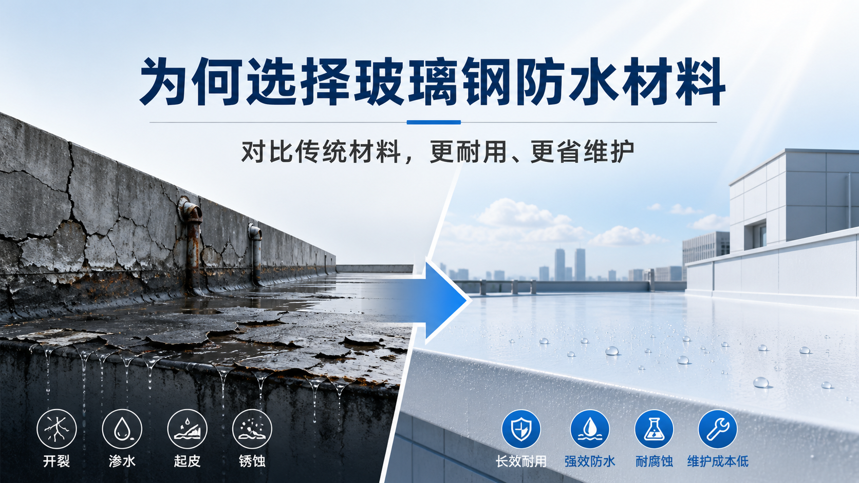在文山，为何选择玻璃钢防水材料而非传统材料