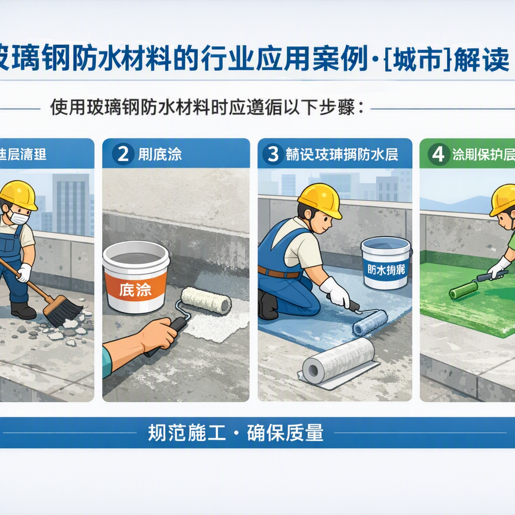 玻璃钢防水材料的行业应用案例,文山解读